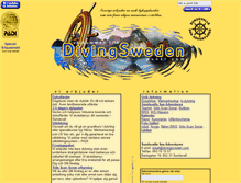 Tablet Screenshot of divingsweden.com